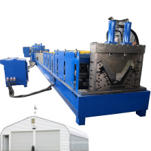 Machine de construction de huttes Quonset Machine de toit de toit